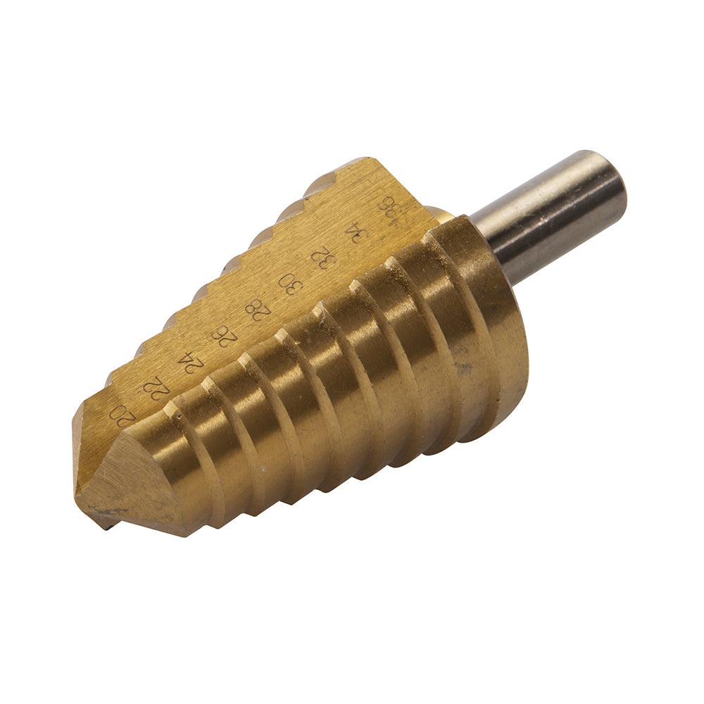 Silverline Titanium-Coated HSS Step Drill 20 - 36mm