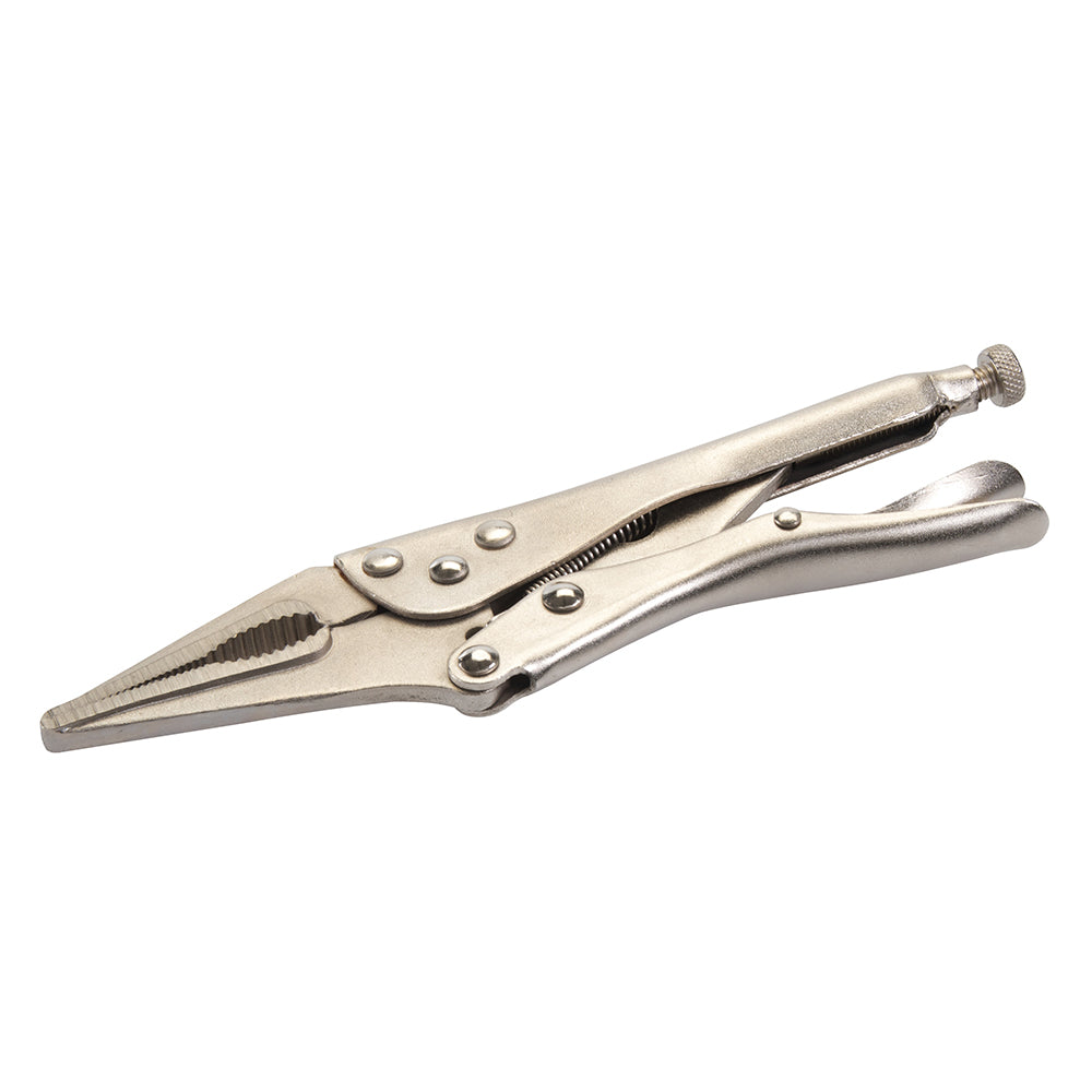 Silverline Self Locking Long Nose Pliers 225mm