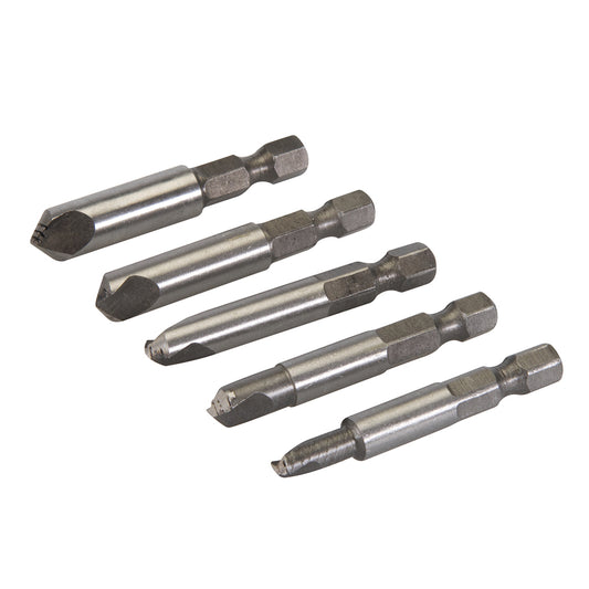 Silverline Damaged Screw Remover Set 5pce 50mm