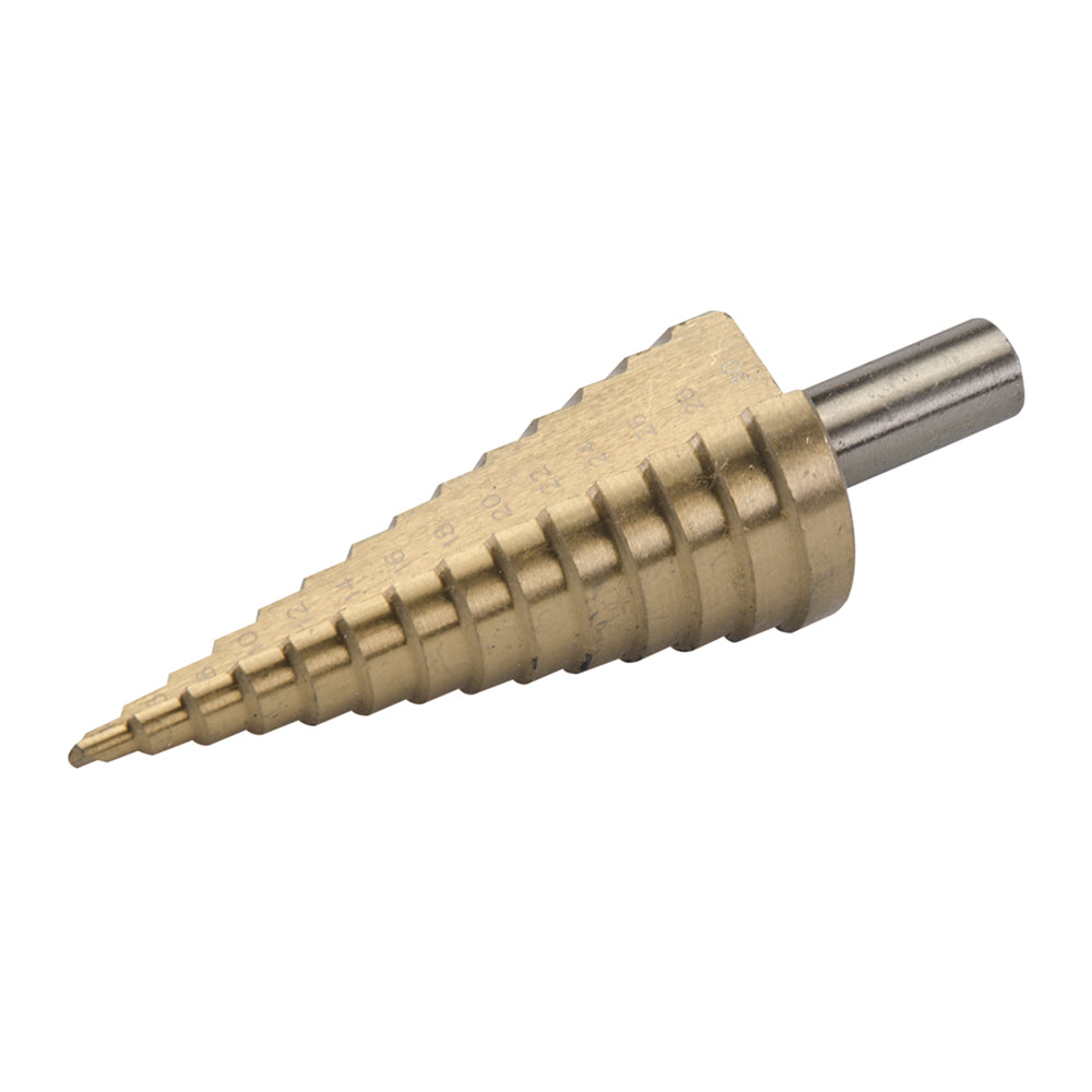 Silverline Titanium-Coated HSS Step Drill 4 - 30mm