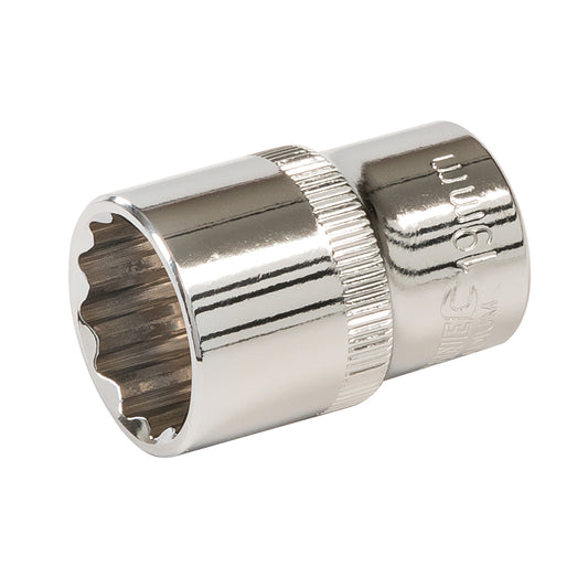 Silverline Socket 1/2" Drive 12pt Metric 19mm