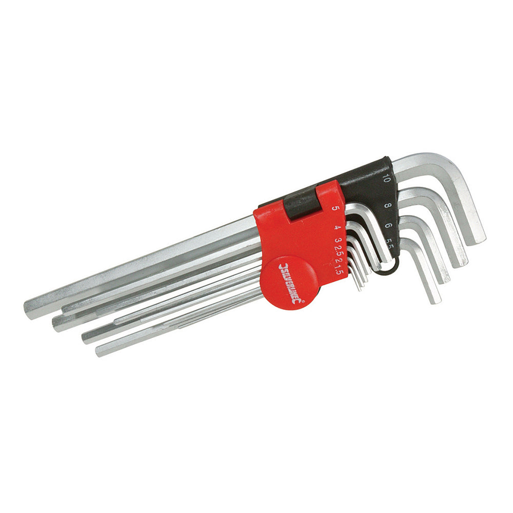 Silverline Expert Hex Key Metric Set 10pce 1.5 - 10mm