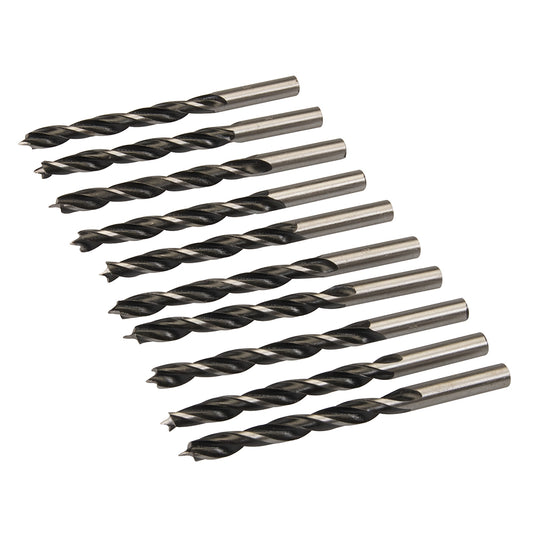 Silverline Lip & Spur Drill Bits 10pk 8mm