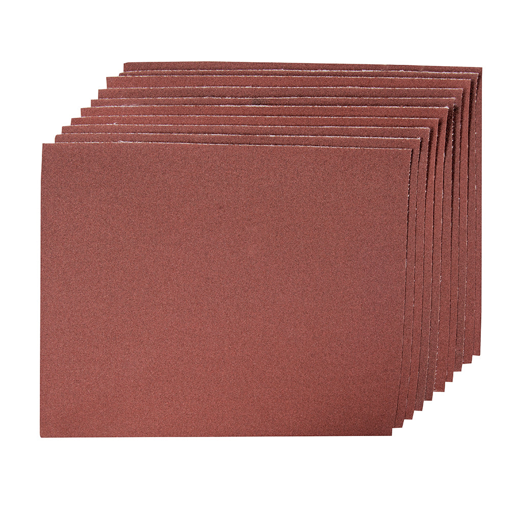 Silverline Emery Cloth Sheets 10pk 180 Grit