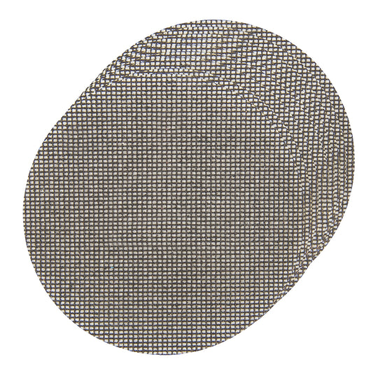 Silverline Hook & Loop Mesh Discs 150mm 10pk 4 x 40G, 4 x 80G, 2 x 120G