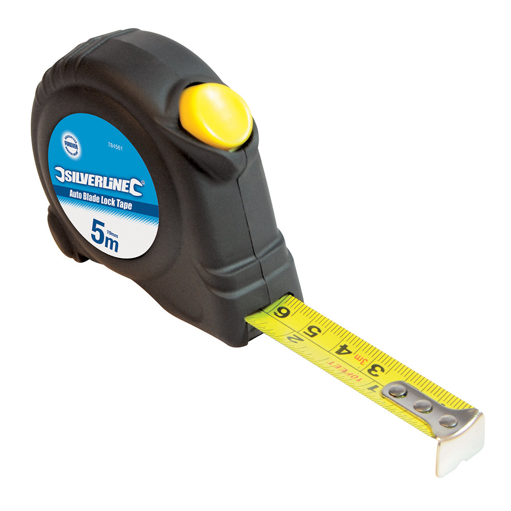 Silverline Auto Blade Lock Tape 5m x 19mm