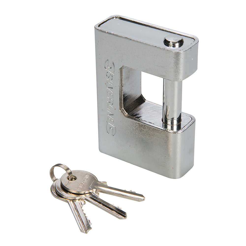 Silverline Close Armoured Shutter Lock Padlock 90mm