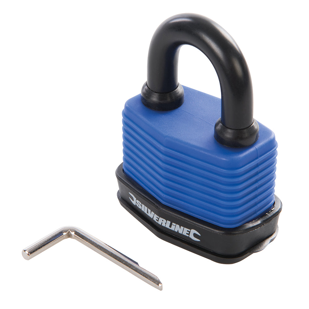 Silverline Weather Resistant Combination Padlock 50mm