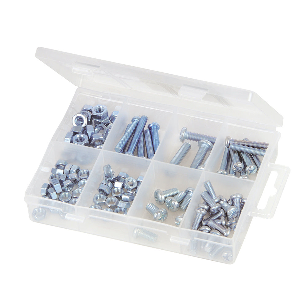 Fixman Machine Screws & Nuts Pack 105pce