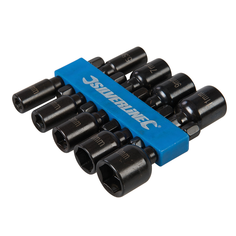 Silverline Magnetic Nut Driver Set 9pce 5 – 12mm