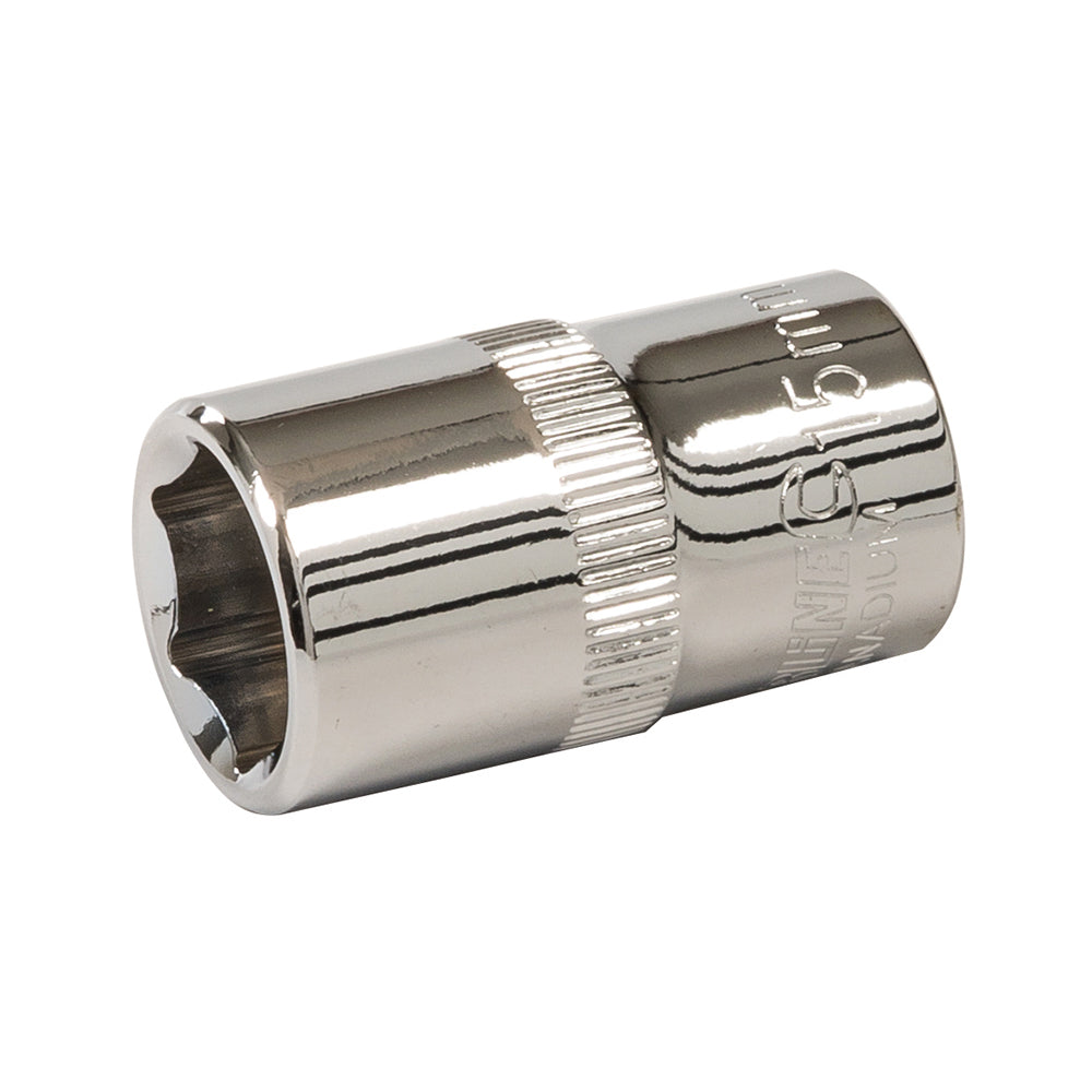 Silverline Socket 1/2" Drive 6pt Metric 15mm