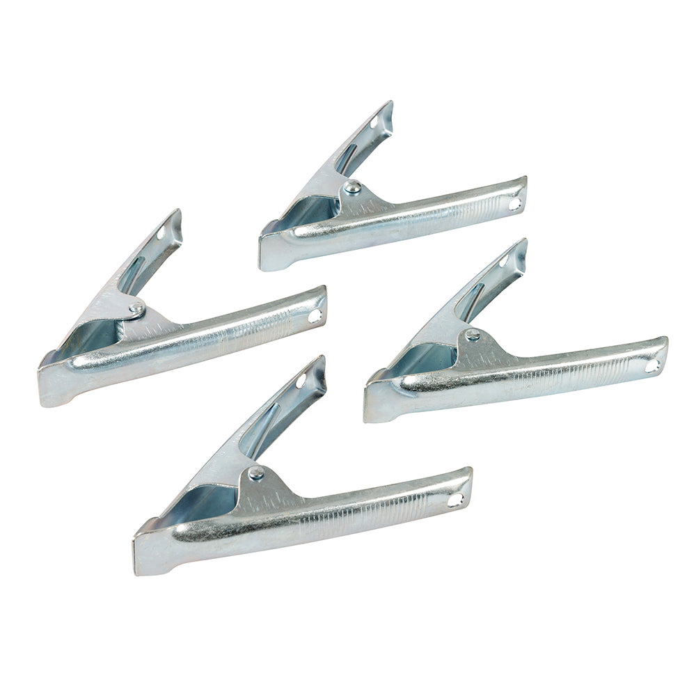 Silverline Stall Clips 4pk 50mm Jaw