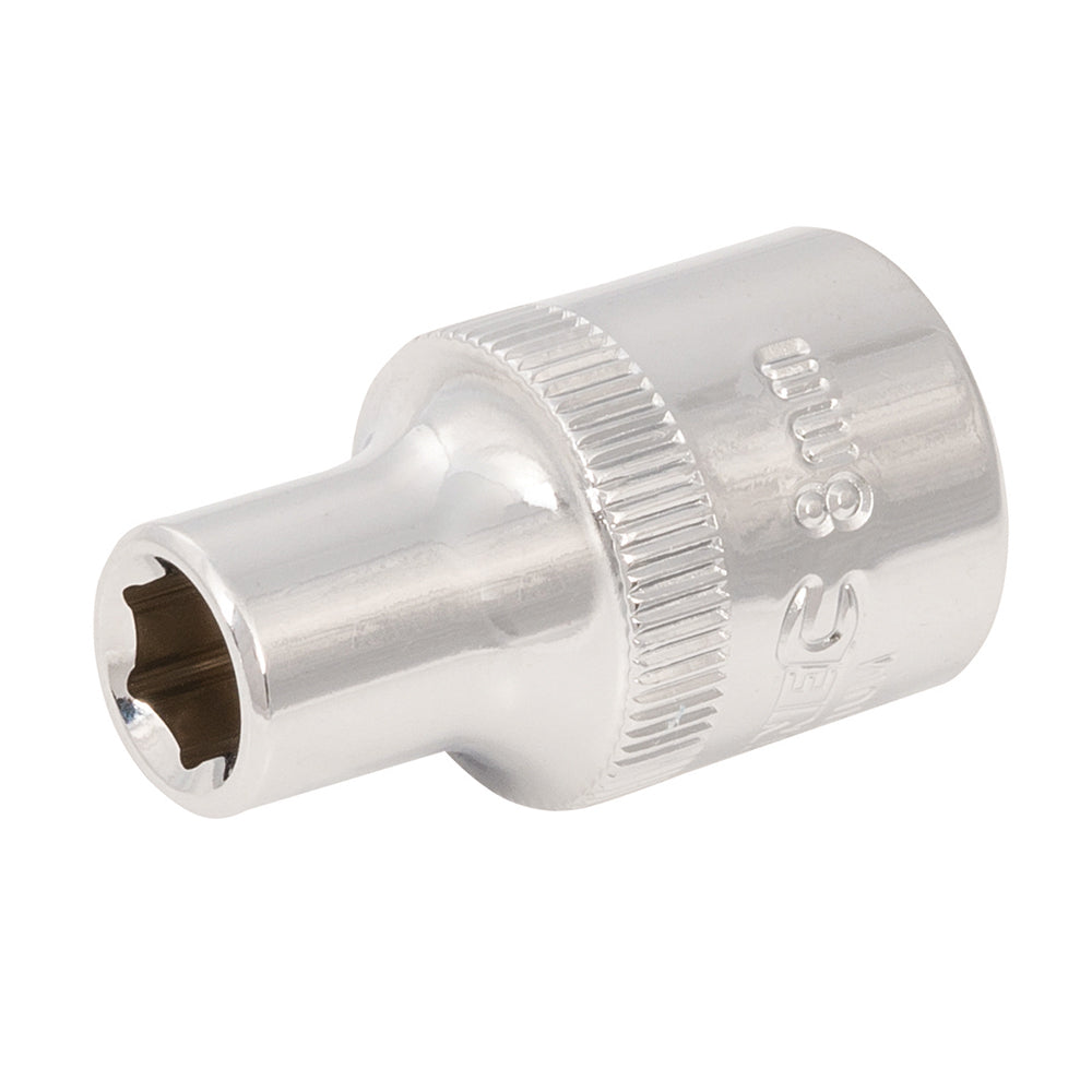 Silverline Socket 1/2" Drive 6pt Metric 8mm