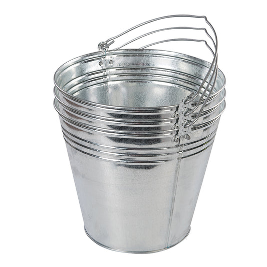 Silverline Galvanised Bucket 3pk 14Ltr