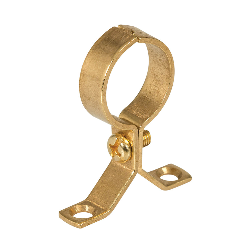 Plumbob Brass Pipe Bracket 5pk 22mm