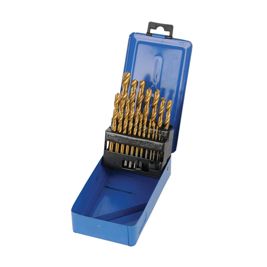 Silverline Titanium-Coated HSS Drill Bit Set 19pce 19pce