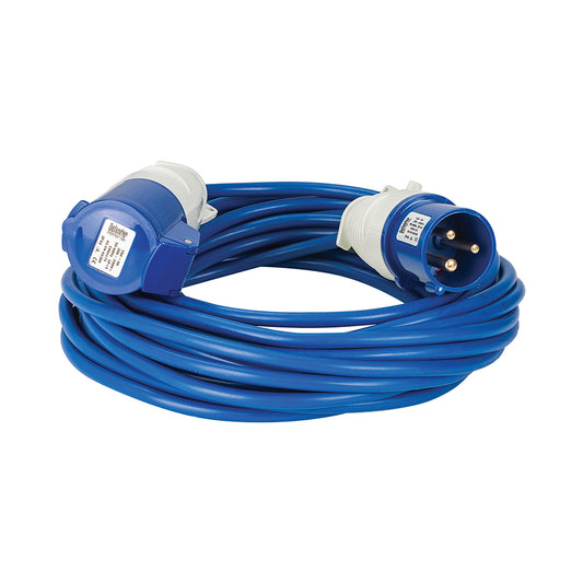 Defender Extension Lead Blue 2.5mm2 16A 14m 230V