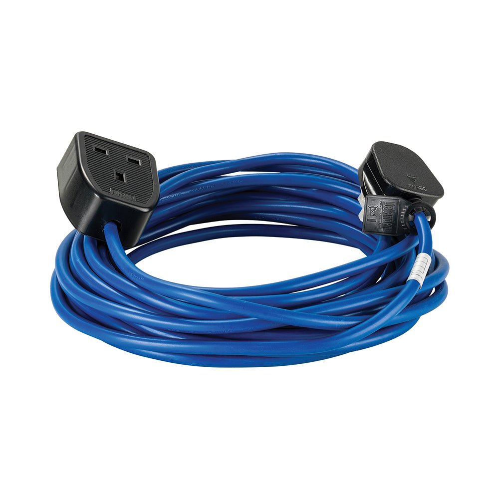 Defender Extension Lead Blue 1.5mm2 13A 10m 230V