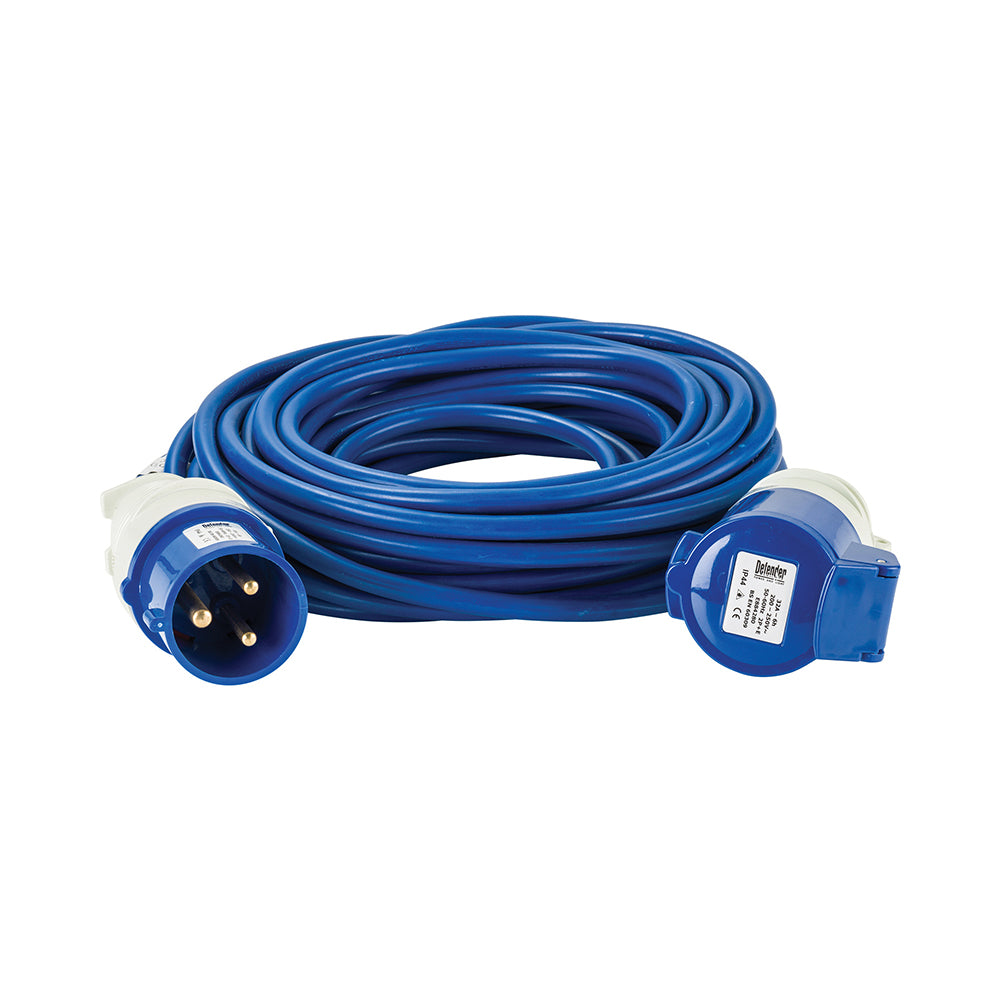 Defender Arctic Extension Lead Blue 2.5mm2 32A 14m 230V