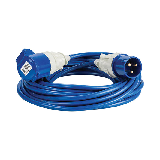 Defender Extension Lead Blue 4mm2 32A 14m 230V