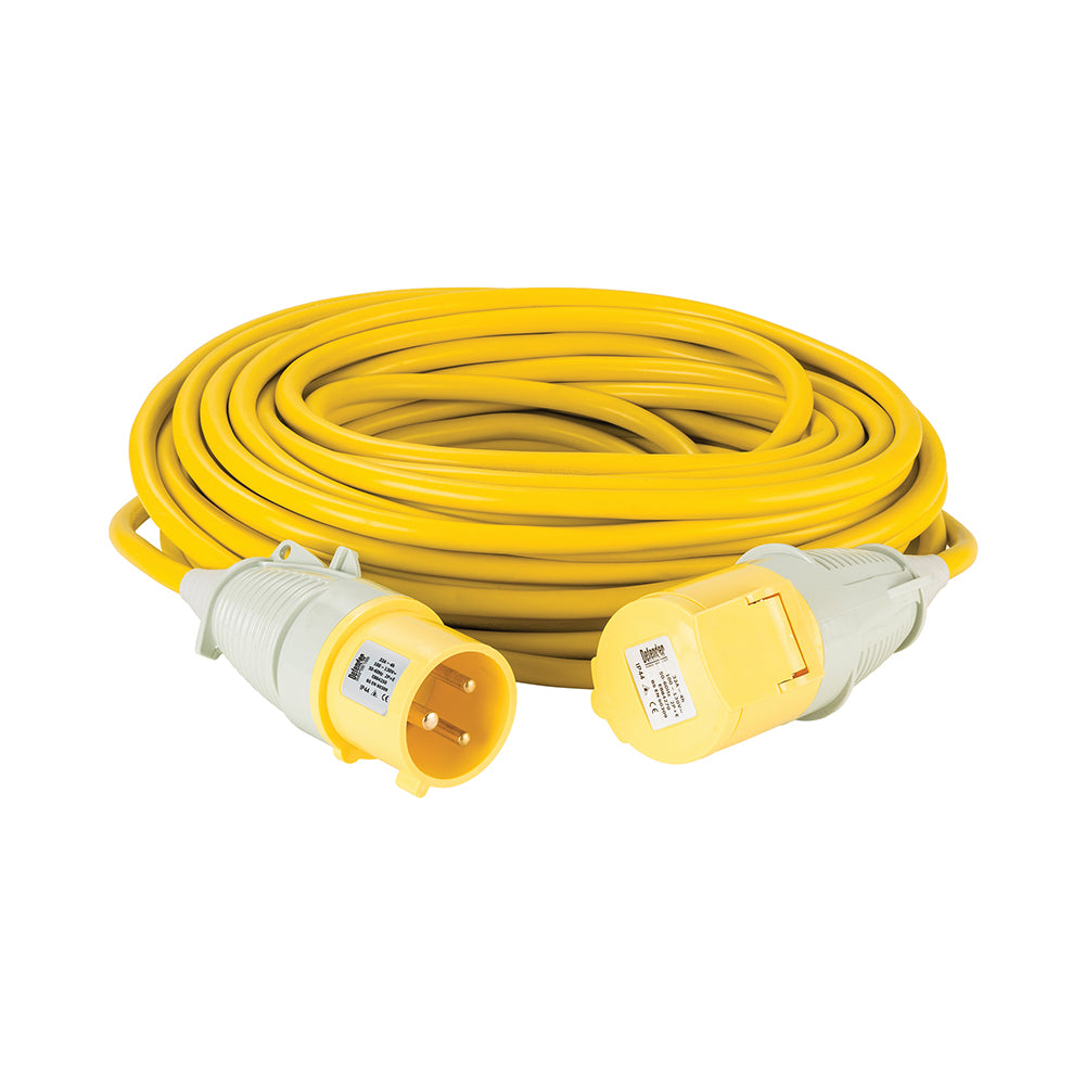 Defender Extension Lead Yellow 4mm2 32A 25m 110V