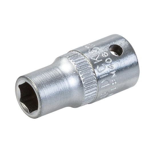 King Dick Socket SD 1/4" Metric 6pt 6mm