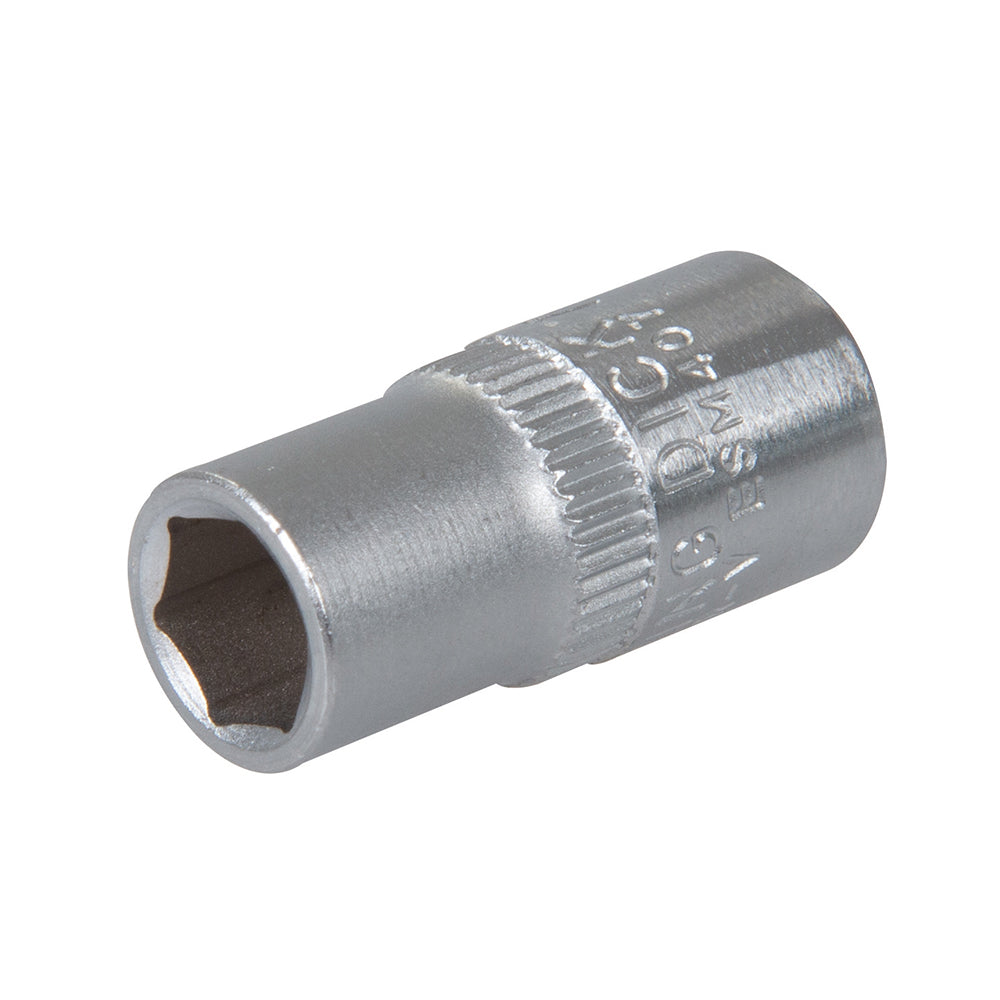 King Dick Socket SD 1/4" Metric 6pt 7mm