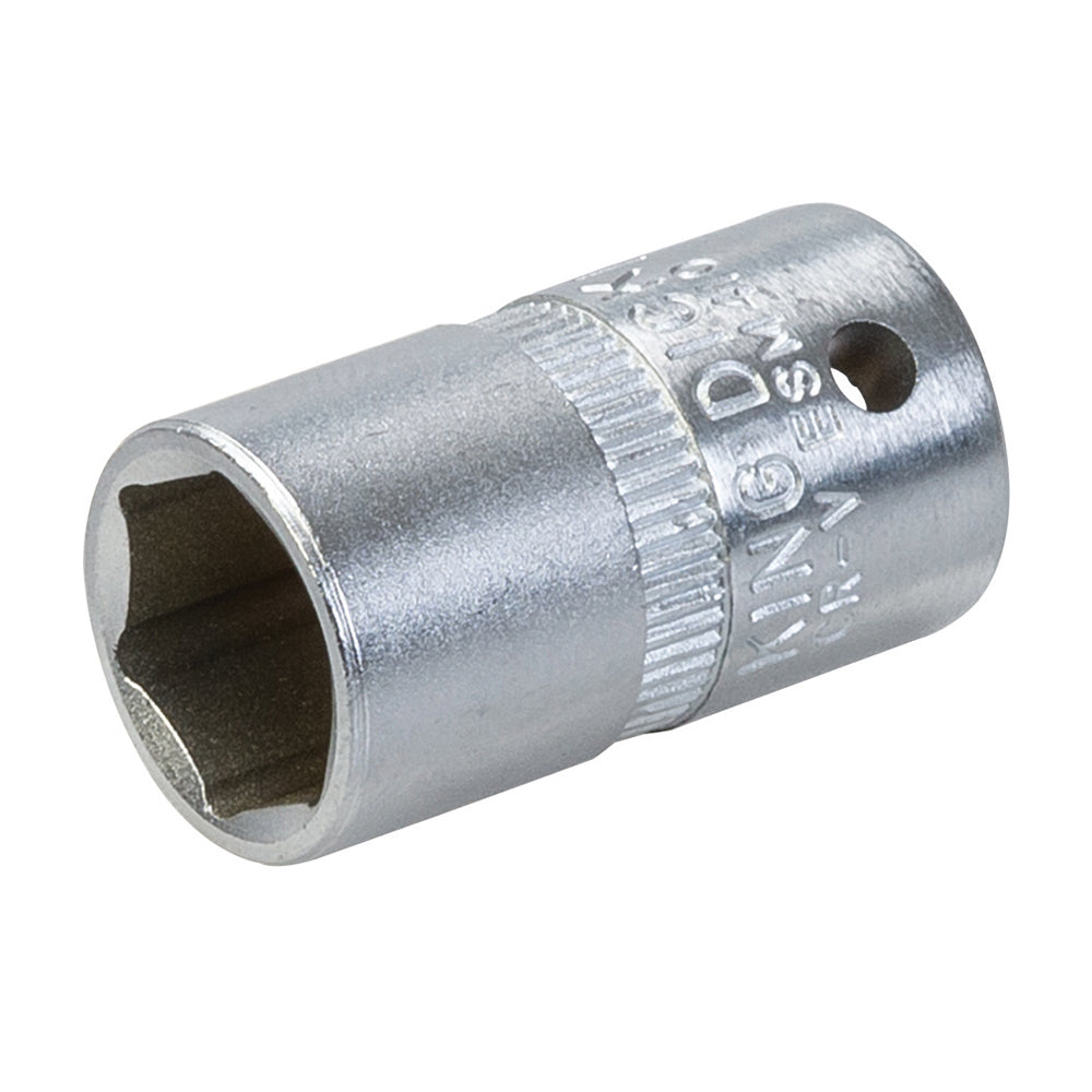 King Dick Socket SD 1/4" Metric 6pt 10mm