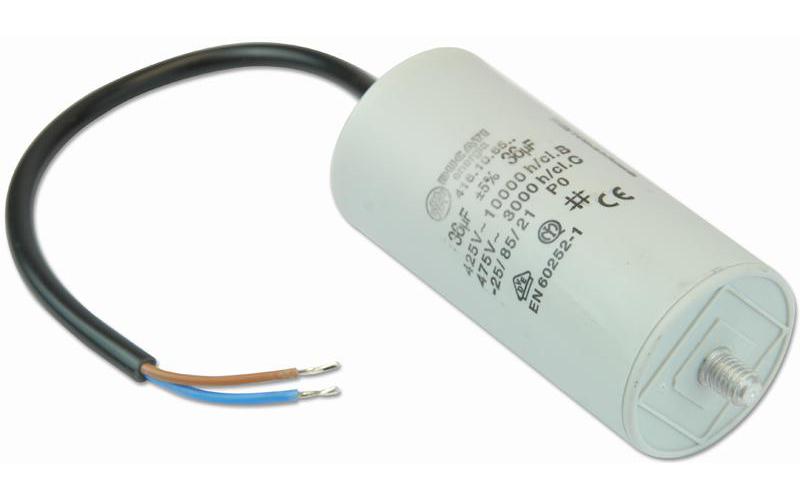 4.16.10.65.14 Ducati Capacitor, 36Uf, 450Vac, Lead