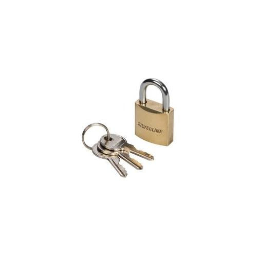 MSS02 Silverline Brass Padlock 30mm