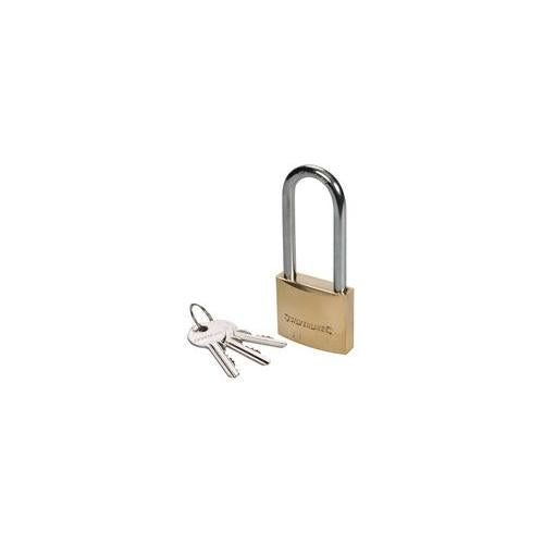 MSS04L Silverline Brass Padlock 50mm Long Shackle