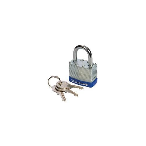 704400 Silverline Laminated Padlock 50mm