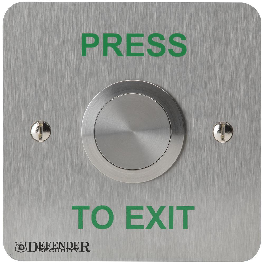 Defender Security - DEF-0659N-1PTE - Exit Button 30mm Vandal Resistant