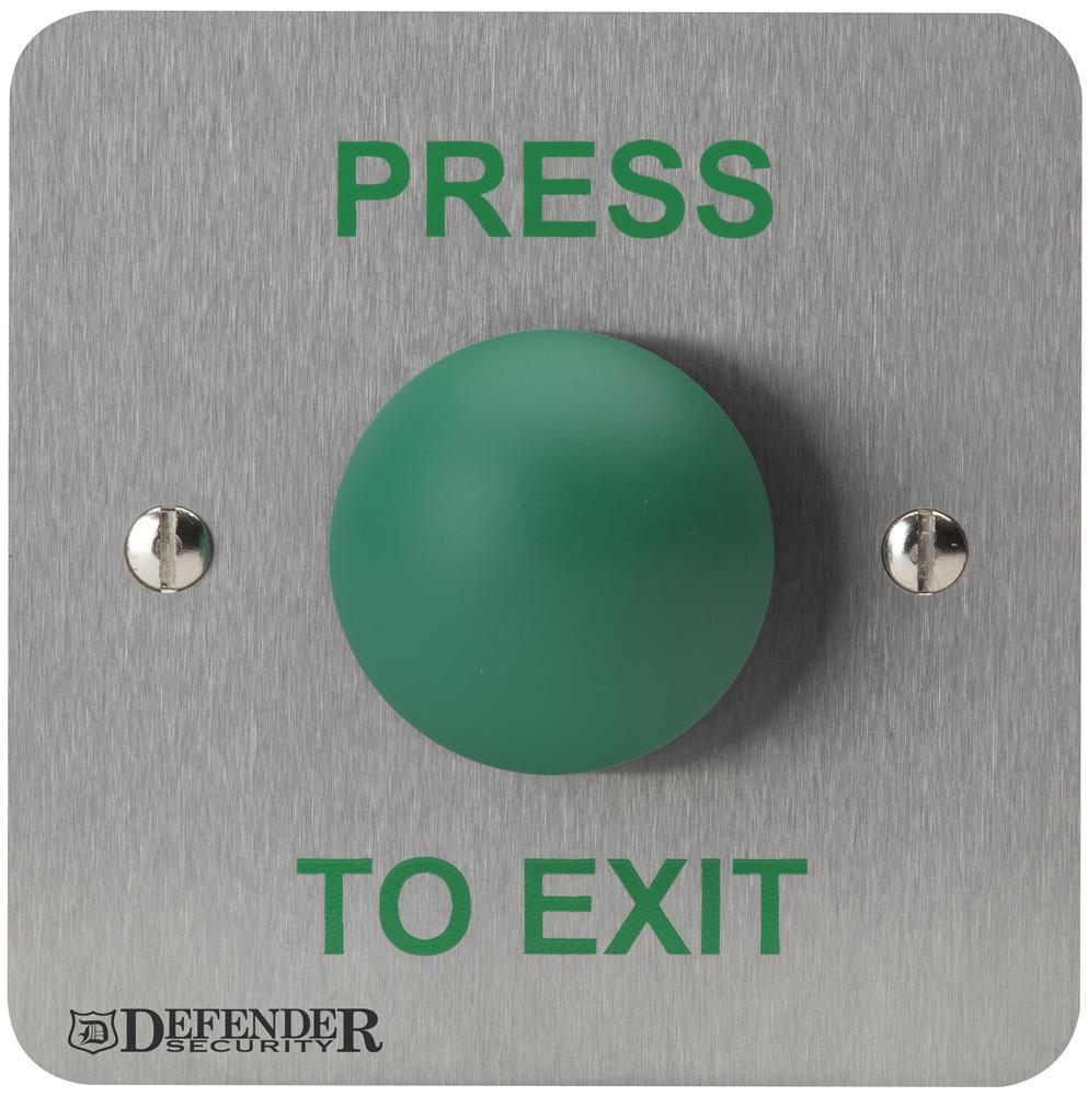 Defender Security - DEF-0657-1PTE - Domed Press To Exit Switch