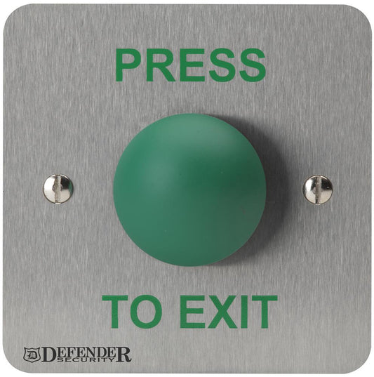 Defender Security - DEF-0657-1PTE - Domed Press To Exit Switch