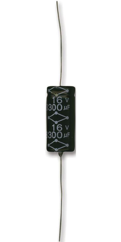 Electrolytic Capacitor, 10 µF, 63 V, MCAX Series, ± 20%, Axial Leaded, 6 mm - MCAX63V106M6X13