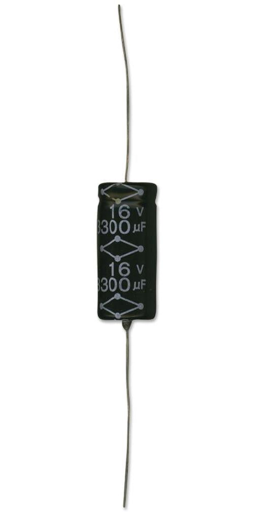 Electrolytic Capacitor, 100 µF, 50 V, MCAX Series, ± 10%, Axial Leaded, 8 mm - MCAX50V107K8X16