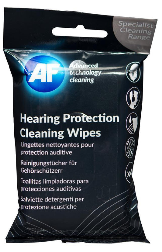 Ear Defender Cleaning Wipes, 40 Pack - EPCW040