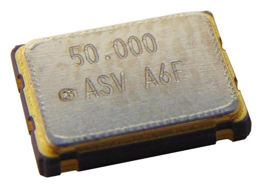 50MHz Oscillator, SMD, 7mm x 5mm, 20ppm, 3.3V - ASV-50.000MHZ-EJ-T