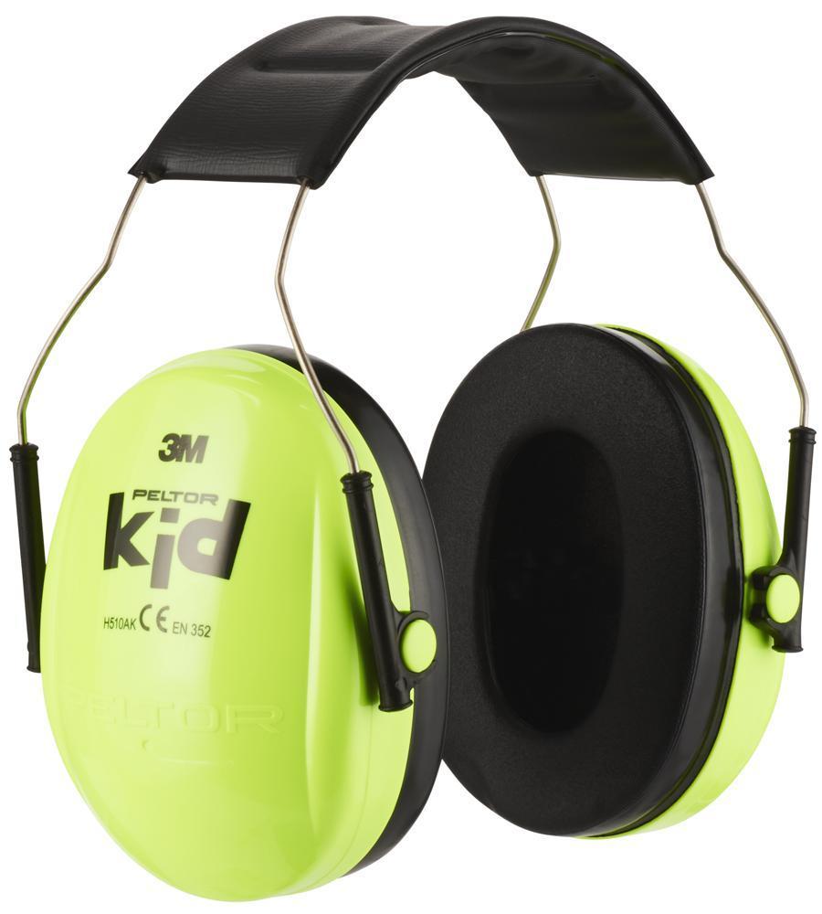 Children's Ear Defenders, Neon Green - H510AK GREEN