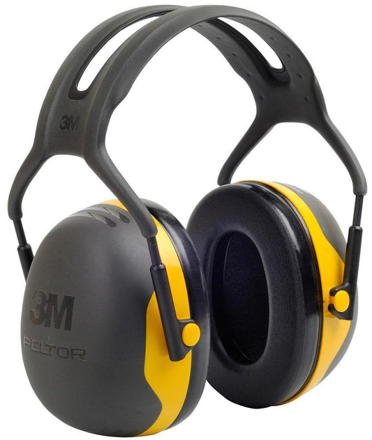 31 dB Headband Ear Defenders, Black/Yellow - X2A