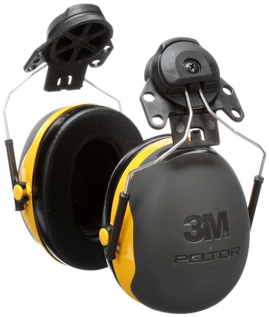 31 dB P3E Helmet Mounted Ear Defenders, Black/Yellow - X2P3