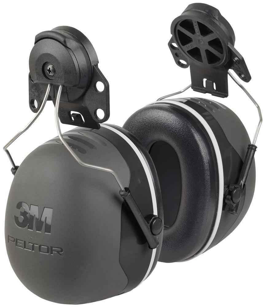 36 dB P3E Helmet Mounted Ear Defenders, Black - X5P3