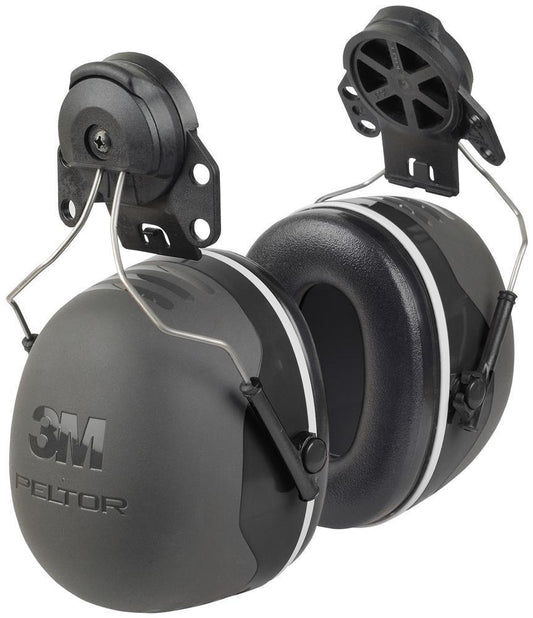 36 dB P3E Helmet Mounted Ear Defenders, Black - X5P3