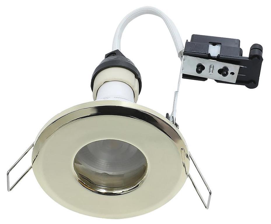 Die Cast GU10 Downlight, Brass, IP65 - HP/65B