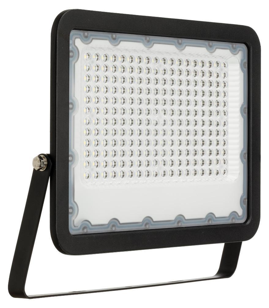 150W Floodlight with Photocell Sensor, 14300lm, 6000K, IP65, Black - MET150PC-60