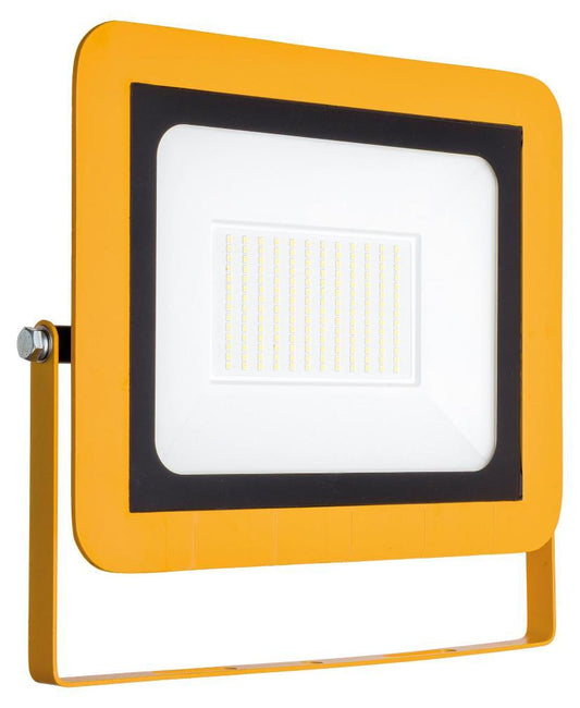 100W LED Site Floodlight, 6500K, 9500lm, IP65, Yellow - FLAC100Y