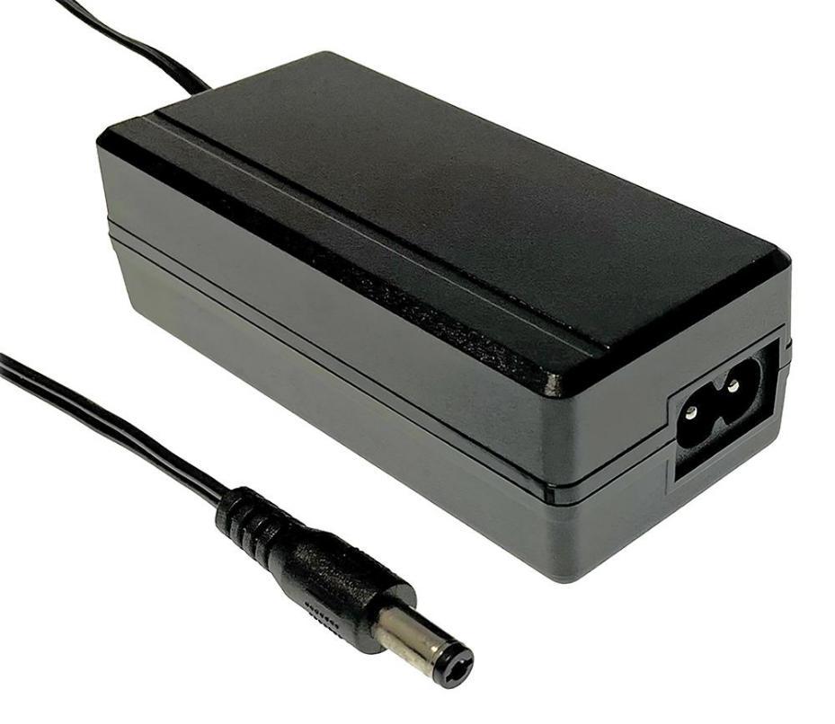 Desktop Power Supply, 12V, 5A, 60W, IEC C8, 2.1mm Plug - TP1024-C8