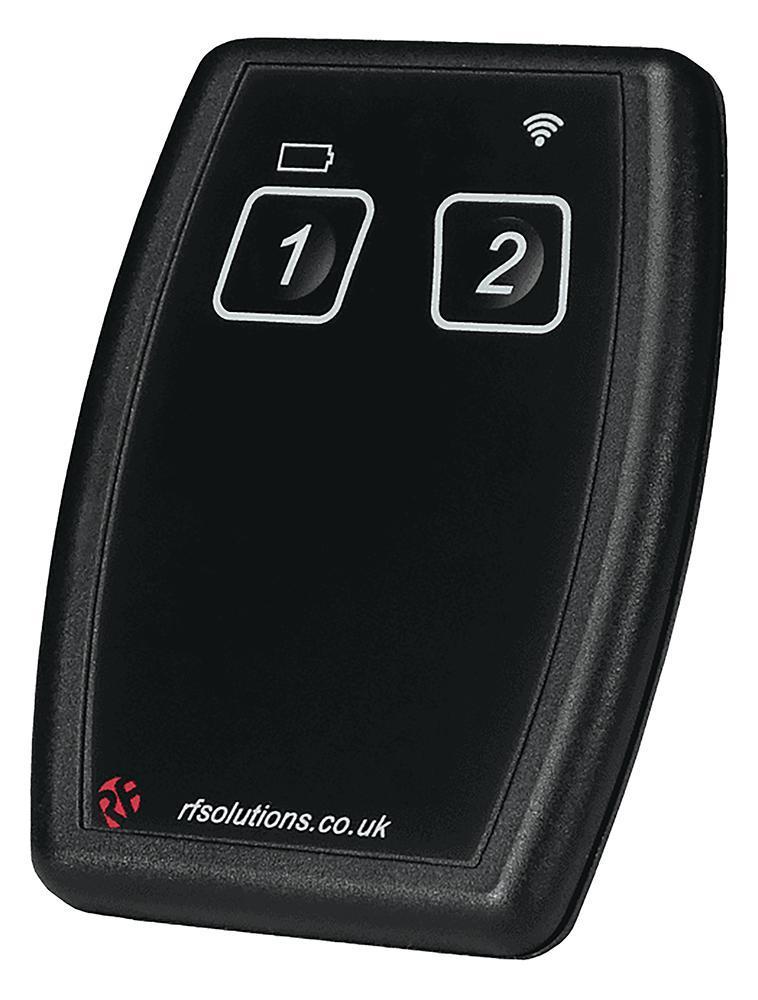 2 Channel Remote Control Transmitter, 433MHz - QUANTA-4T2