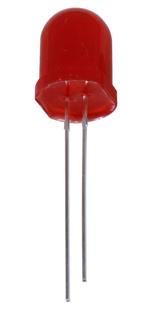 10mm Diffused Flashing Red LEDs, Pack of 5 - PSG91920